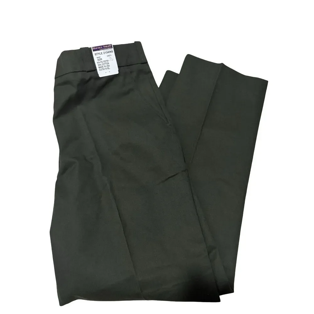 NWT Horace Small Pants Style 2134INS Size 42R UNHEMMED GREEN Made In USA